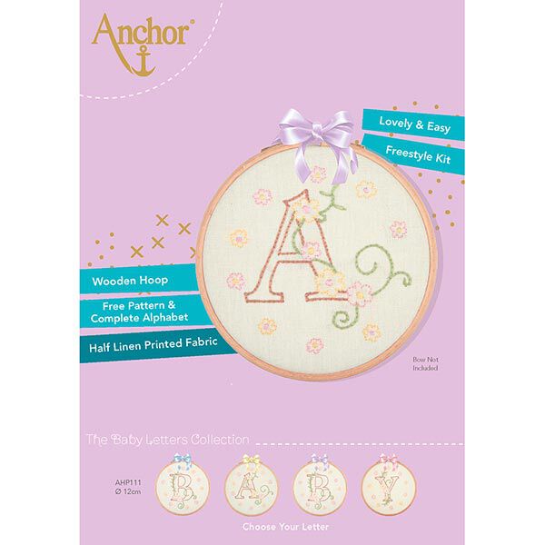 Borduurset baby-letters, image number 1