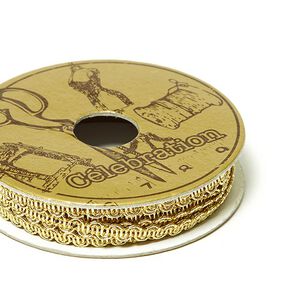 Passementboor métalliqued - lurex [2m] minirol | 2 – goud metalen, 