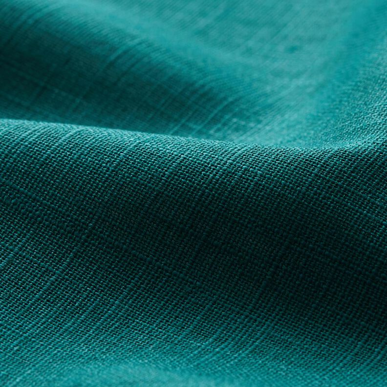 Linnen stof Ramee mix medium – blauwe spar,  image number 2
