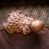 GOTS Mousseline/dubbel gehaakte stoffen Vogels en harten | Poppy Fabrics – oudroze,  thumbnail number 8