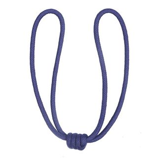 Gordijnhouder met rolknopen [65cm] – blauw | Gerster, 