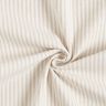 Decostof Jacquard Subtiele strepen – donkerbeige,  thumbnail number 1