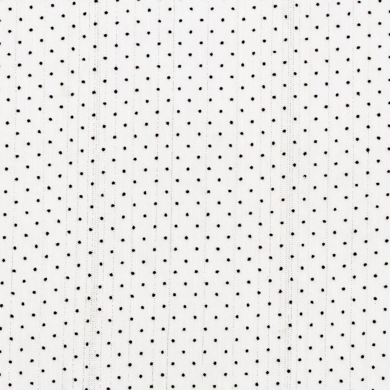 Chiffon glitterstrepen en stippen – wit, image number 1