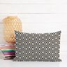 Decostof Jacquard Art deco ruiten – ecru/goud,  thumbnail number 8