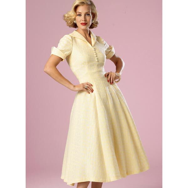 Vintage - jurk 1952, Butterick 6018|40 - 48, image number 2