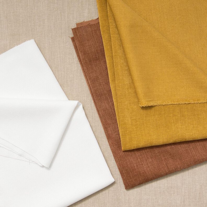 Bekledingsstof Chenille-stof – ivoor, image number 4