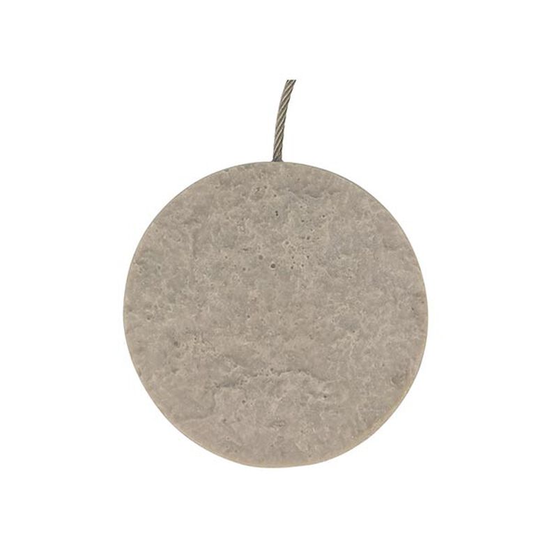 Gordijnhouder met magneetsluiting van steen [21,5cm] – lichtgrijs,  image number 2