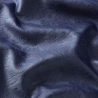 Stretch damast gecoat – marineblauw, 