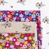 GOTS Katoenjersey verspreide bloemen | Poppy Fabrics – amandel,  thumbnail number 5