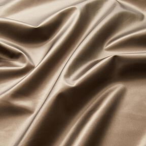 Bekledingsstof Imitatieleer schitterend – donkertaupe, 