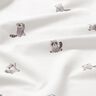 GOTS Katoenjersey schattige wasberen Digitaal printen – ivoor,  thumbnail number 2