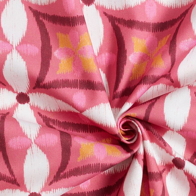 Decostof Canvas Borduurwerklook groot – pink/ivoor, image number 3