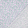 GOTS Katoenpopeline Losse bloemen | Poppy Fabrics – wit/roze,  thumbnail number 4