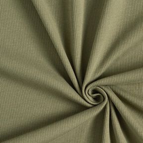 Ribjersey fijne 2-1-1-1 ribbels – licht kaki, 