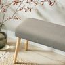 Bekledingsstof klassiek effen – licht taupe,  thumbnail number 4