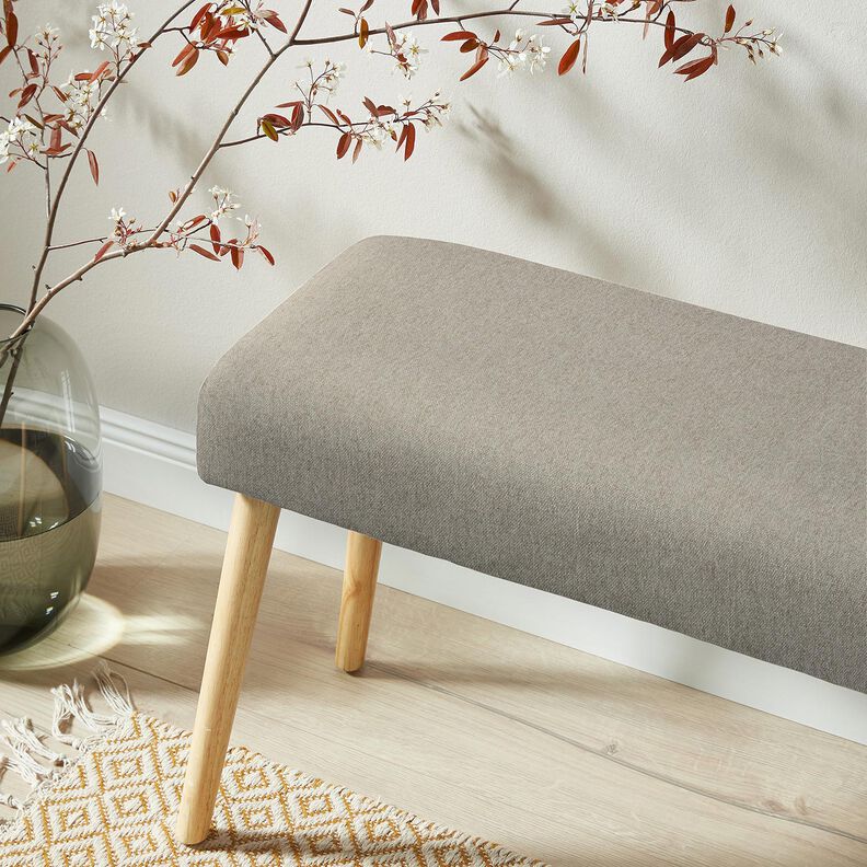 Bekledingsstof klassiek effen – licht taupe, image number 4
