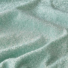 Jersey stof lamettaglitter glamour – mint, 