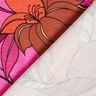 Viscosejersey Delicate bloemen – purper/vuurrood,  thumbnail number 4