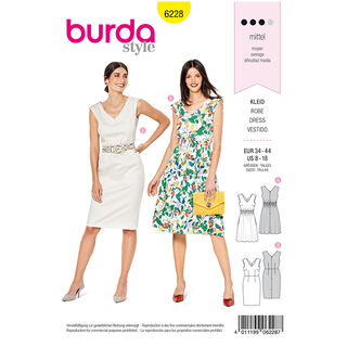 Etui-jurk, Burda 6228 | 34 - 44, 