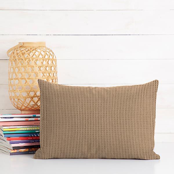 Wafelpiqué – beige,  image number 8