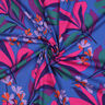 Viscosestof stretch Spring Garden | Nerida Hansen – koningsblauw/roodlila,  thumbnail number 3