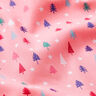 Katoenen stof Popeline Mini-sparren – pink/wit,  thumbnail number 2