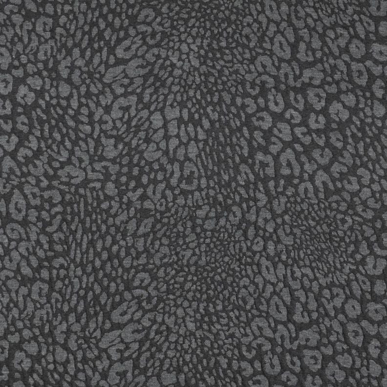 Gebreid jacquard luipaard – lichtgrijs/donkergrijs,  image number 1