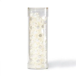 Vormparels dobbelstenen [Ø 4 mm | ong. 96 stuks] - crème | Gütermann creativ, 