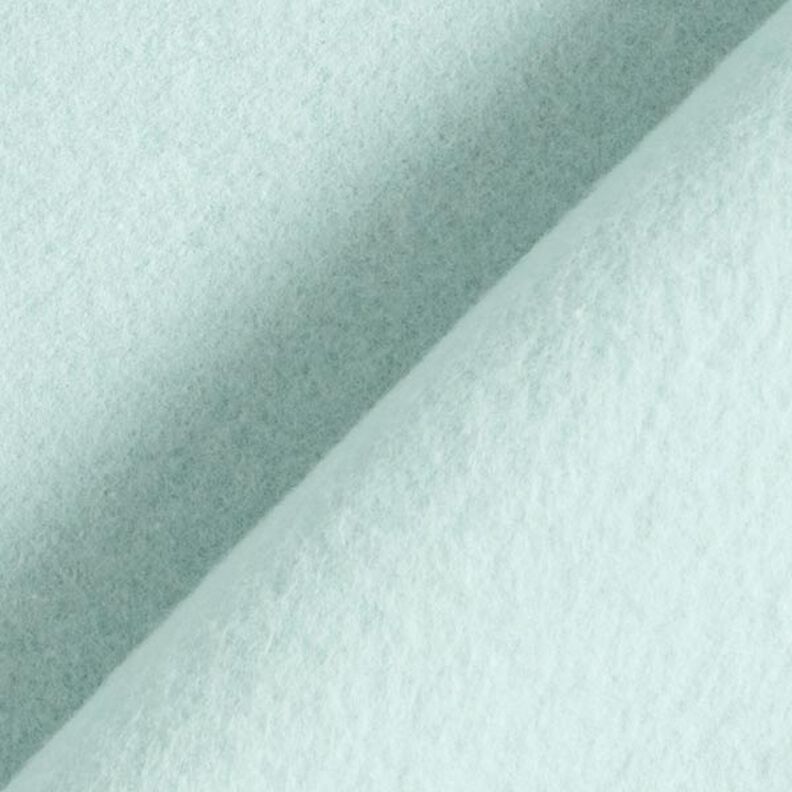 Katoenfleece Effen – ijsblauw,  image number 4