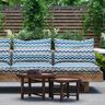 Outdoorstof Canvas Punten – blauw,  thumbnail number 6