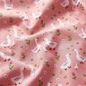 Katoenpopeline Ganzen op de weide – roze,  thumbnail number 2