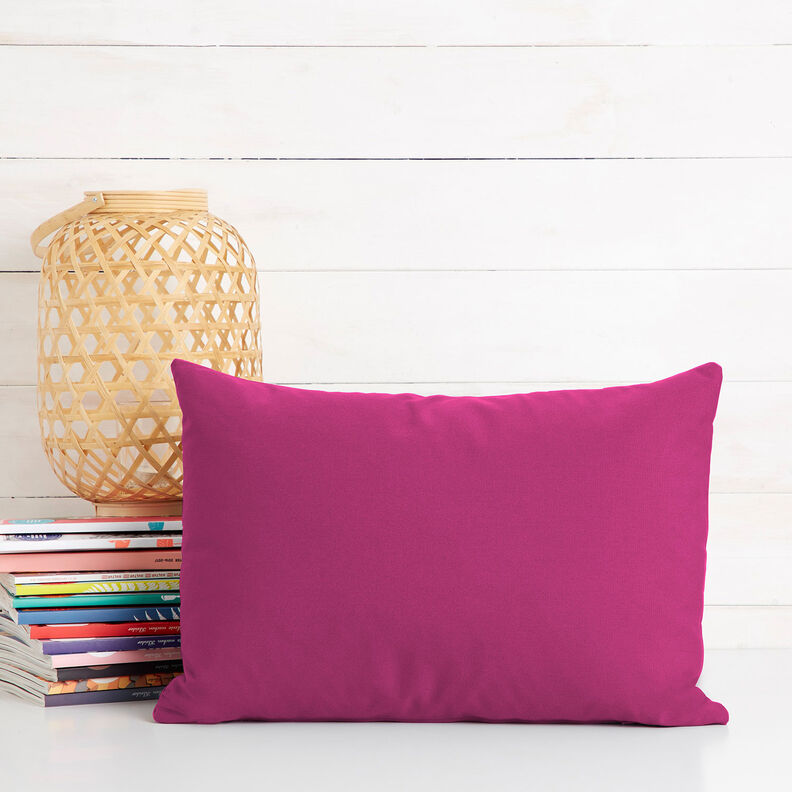 Katoenen stof Cretonne Effen – purper, image number 9