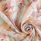 Viscose-zijde-mix romantische bloemen – wit,  thumbnail number 3
