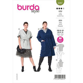 Mantel, Burda 6097 | 46-60, 
