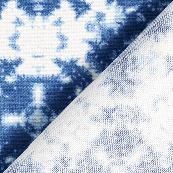 Decostof canvas Batik – blauw/wit, image number 6