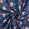 GOTS Katoenjersey Konijntjes feeën Digitaal printen – marineblauw,  thumbnail number 3