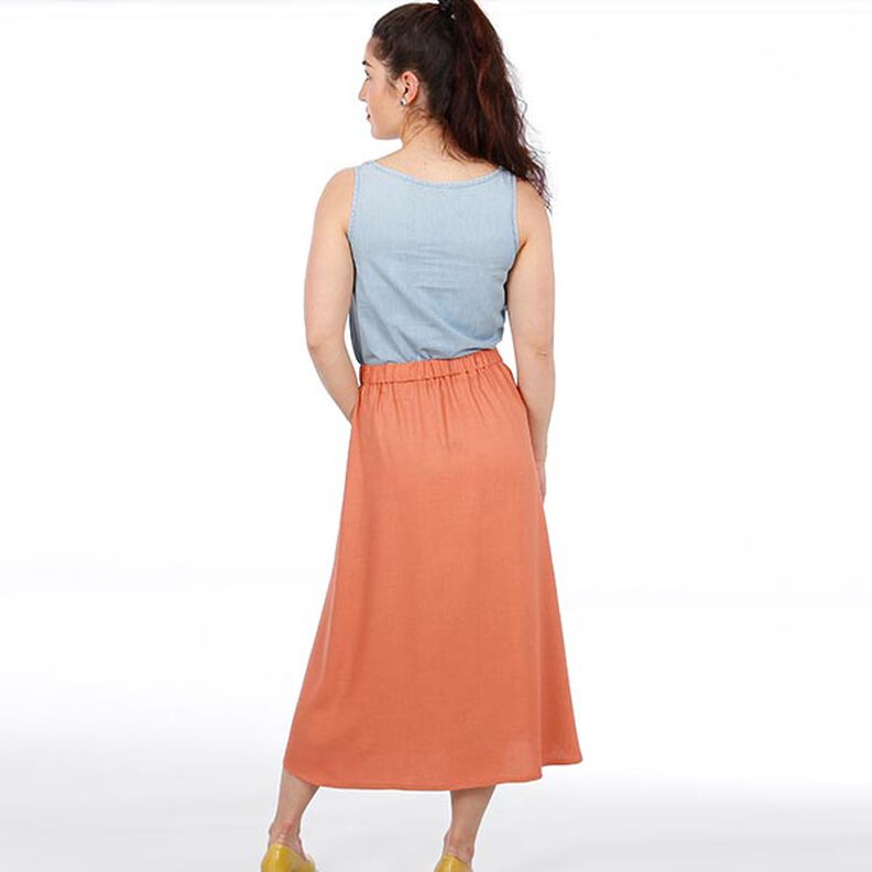 FRAU CARRY - wijde rok met elastische tailleband aan de achterkant, Studio Schnittreif | XS - XXL,  image number 6