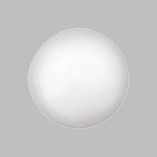 Poly-parelknoop glans - wit, 
