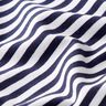Katoenjersey smalle strepen – marineblauw/wit,  thumbnail number 2