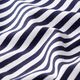 Katoenjersey smalle strepen – marineblauw/wit,  thumbnail number 2