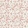 Katoenjersey roze bloemen – ivoor,  thumbnail number 1