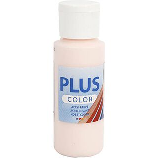 Plus Color knutselverf [ 60 ml ] – roos, 