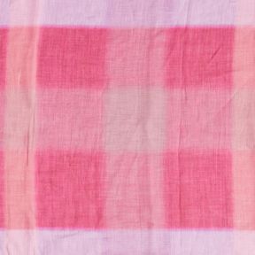 Ramie chiffon batik ruit – intens roze, 