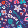Katoenpopeline Meadow Flower Digitaal printen | Nerida Hansen – pruimen/aquablauw,  thumbnail number 1