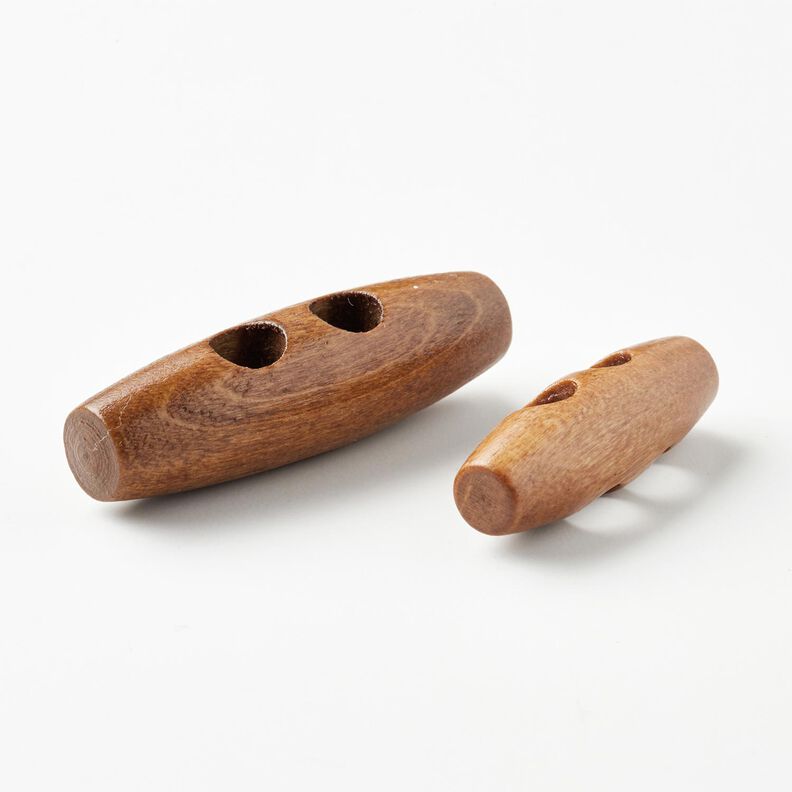 Houten knevelknop [40 mm] – karamel,  image number 4