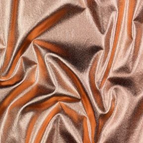 Katoenpopeline Met folie afgewerkt Effen – rosé goud metallic, 