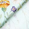 Katoenen stof Popeline Wilde bloemen – licht mint/lavendel,  thumbnail number 4