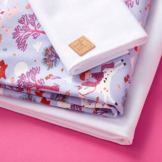 Stoffenpakket jersey Magische wereld – lila, 