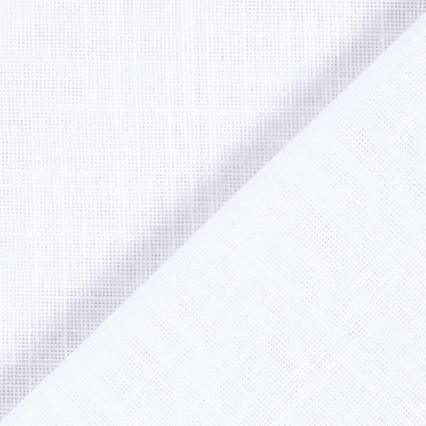 Gordijnstof voile linnenlook 300 cm – wit,  image number 3