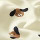 Katoenflanel Hondenkoppen | by Poppy – ecru,  thumbnail number 2